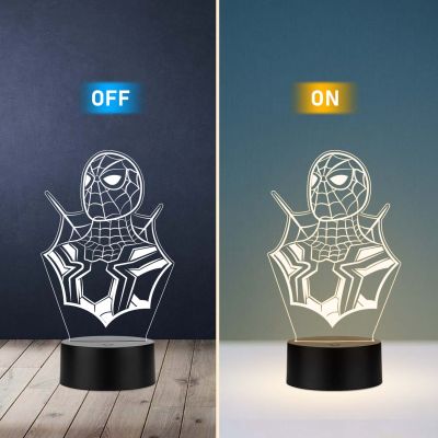 Spider Man Suit Design Night Lamp